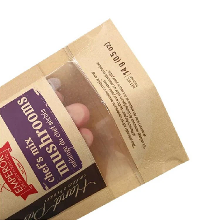 Kraft Paper Bag with Window (6)